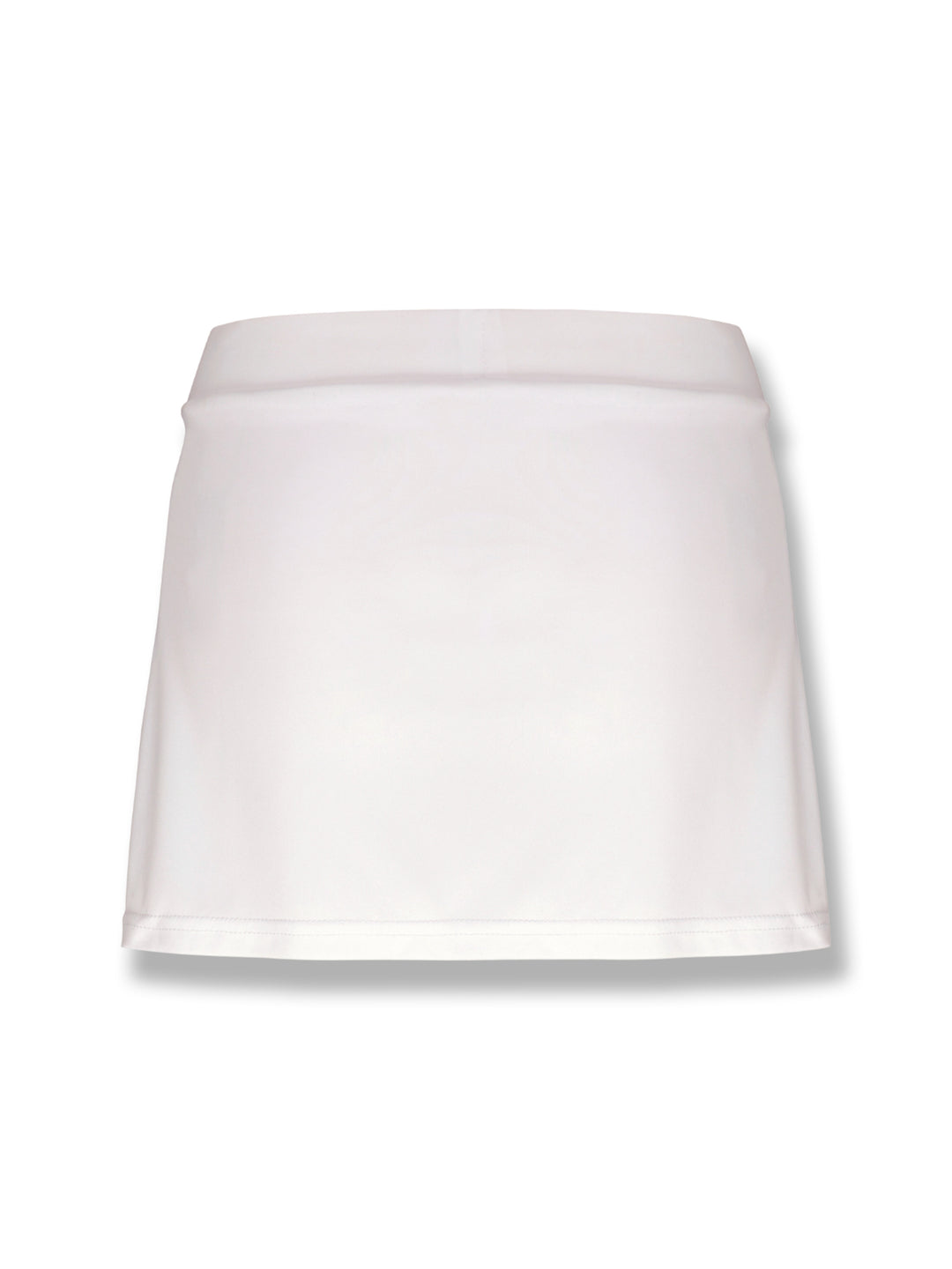 Vue arrière de la jupe multisports blanche pour femme, marque Mucho