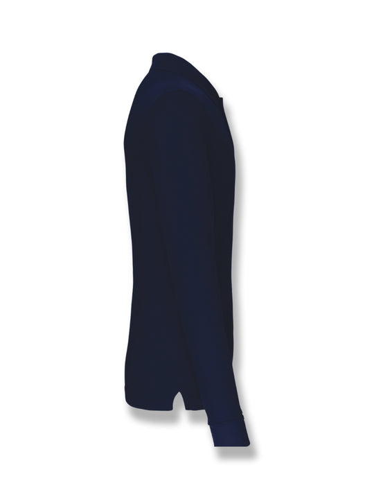 Cotton Polo Shirt - Long Sleeves